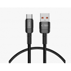 Laidas USB - USB C 0.5m 100W pintas juodas Tech-Protect UltraBoost
